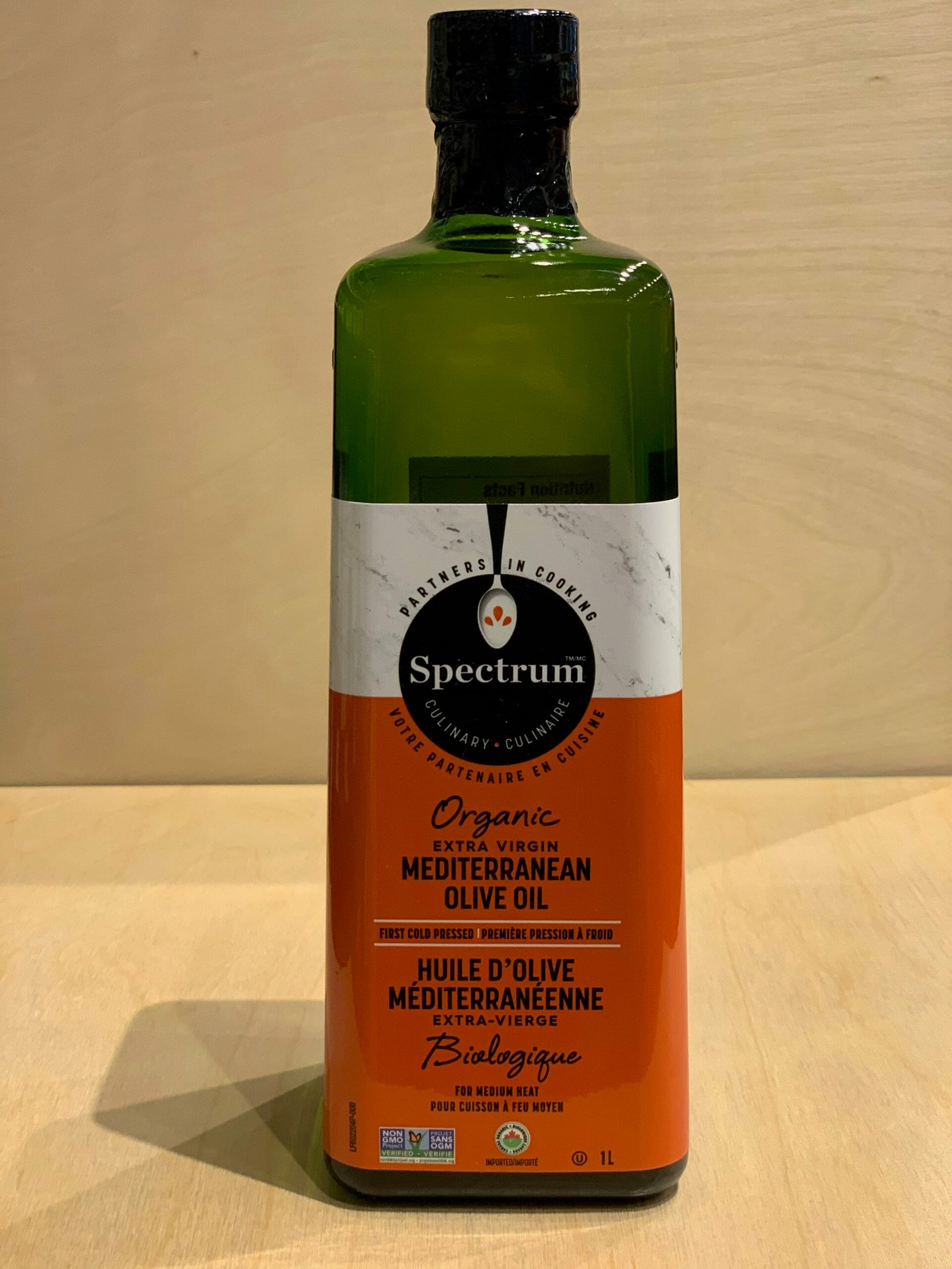 Spectrum Organic mediterranean olive Oil Extra virgin 1 l nogmo (022506022041)